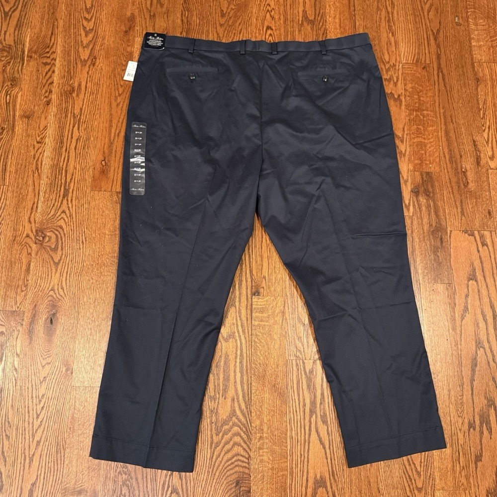 NWT Brooks Brothers Lightweight Advantage Chino‎ Pants Men's 52x30 Navy Blue - Picture 4 of 6